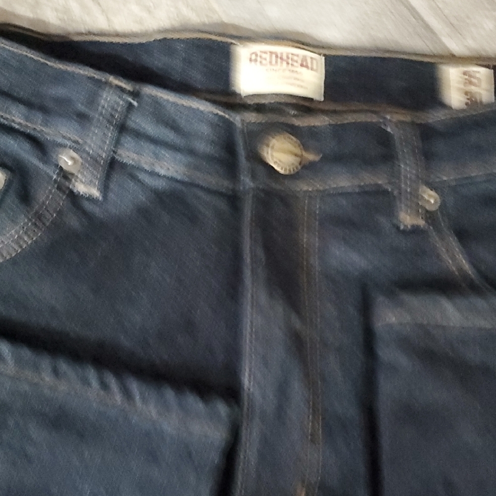 RedHead Men's Dark Blue Straight Jeans